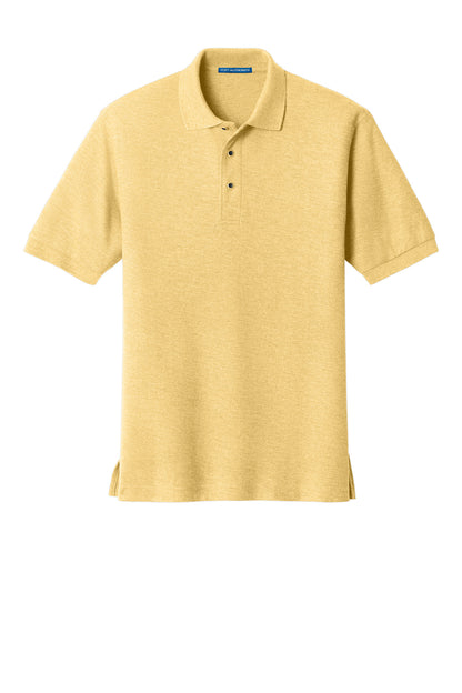 Front View of Banana Port Authority Silk Touch Polo K500 plain