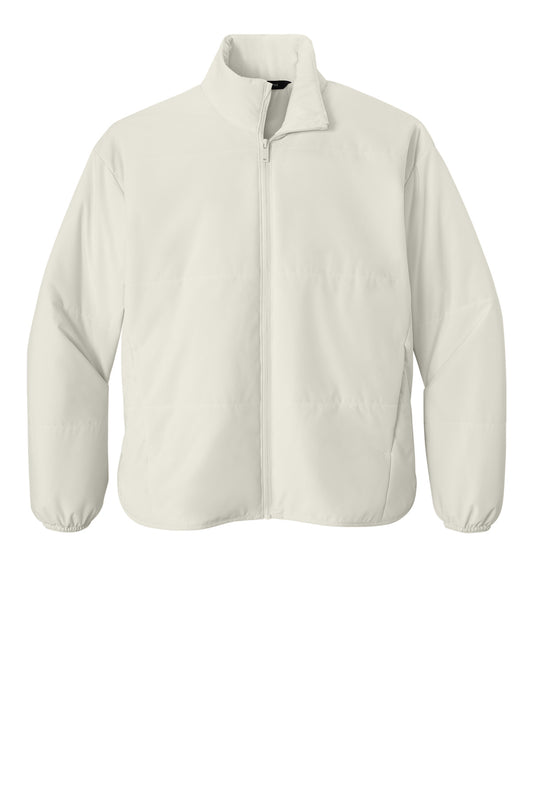 Front View of Birch Mercer+Mettle Women's Brookline Quilted Jacket MM7221 plain