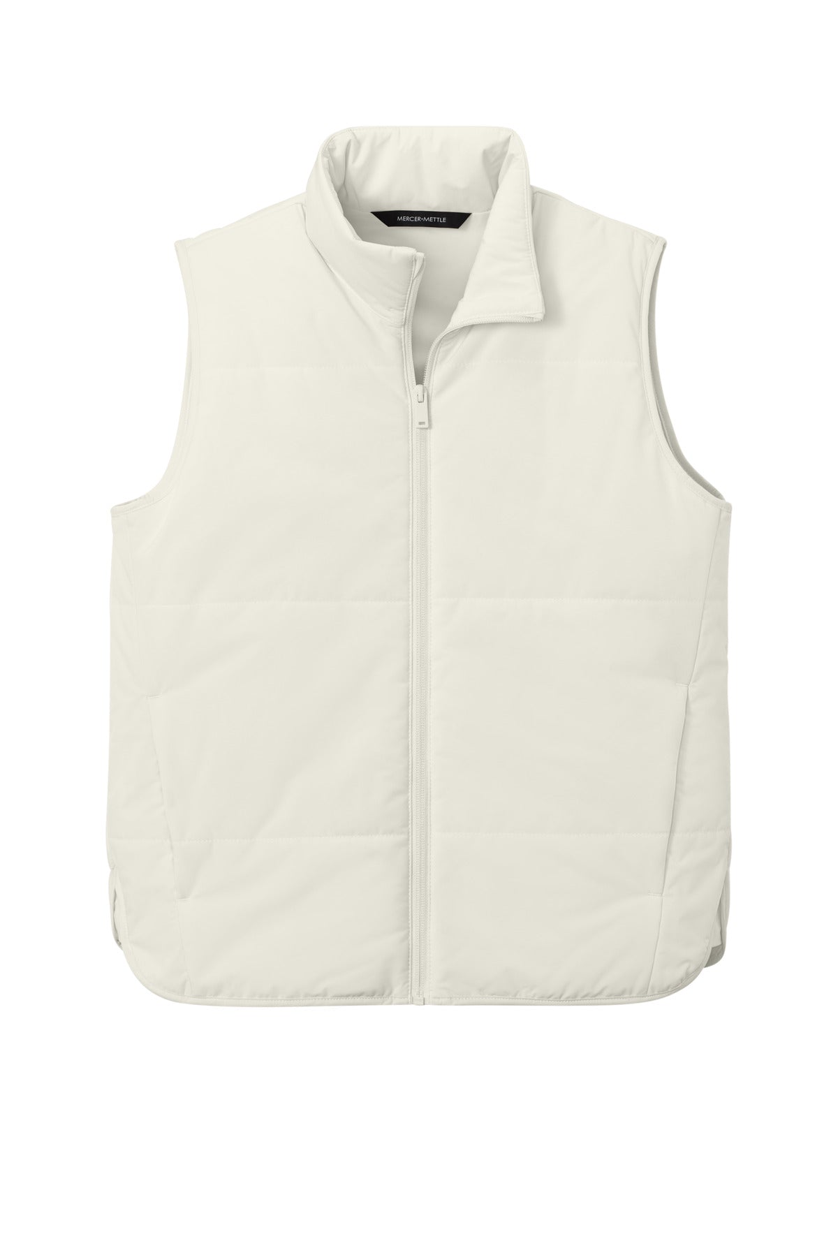 Front View of Birch Mercer+Mettle Women's Brookline Quilted Vest MM7223 plain