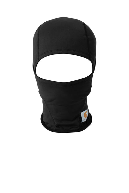 Front View of Black Carhartt Force Helmet-Liner Mask. CTA267 plain