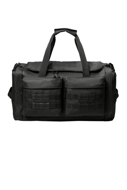 Front View of Black CornerStone Tactical Duffel CSB815 plain