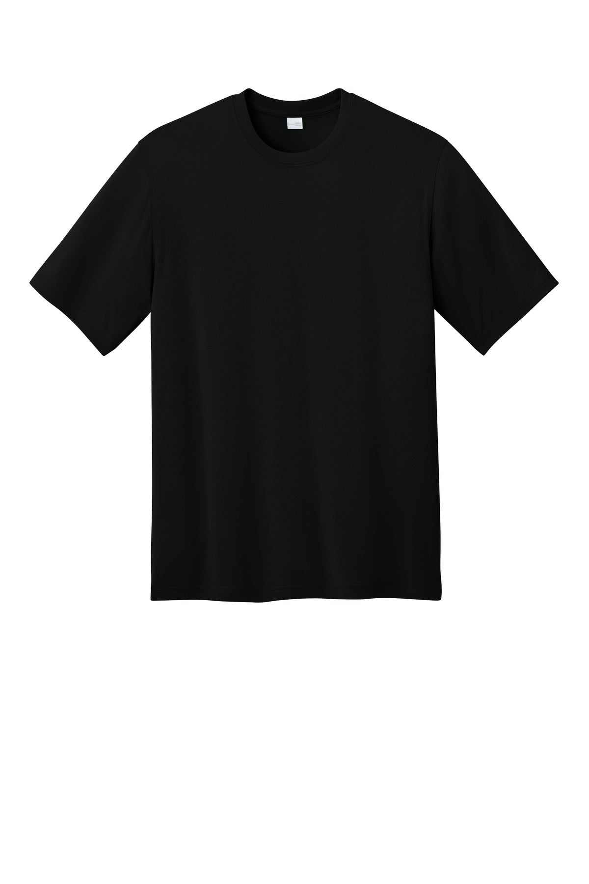 Front View of Black CornerStone Workwear Pro Short Sleeve Tee CS440 plain