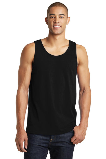 Front View of Black District The Concert Tank . DT5300 plain