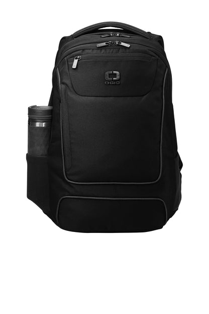 Front View of Black OGIO Range Pack. 91007 plain
