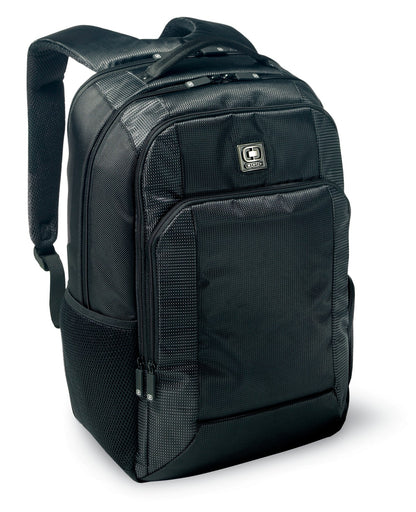 Front View of Black OGIO - Roamer Pack - 110172 plain