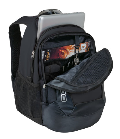 Front View of Black OGIO - Rogue Pack. 411042 plain