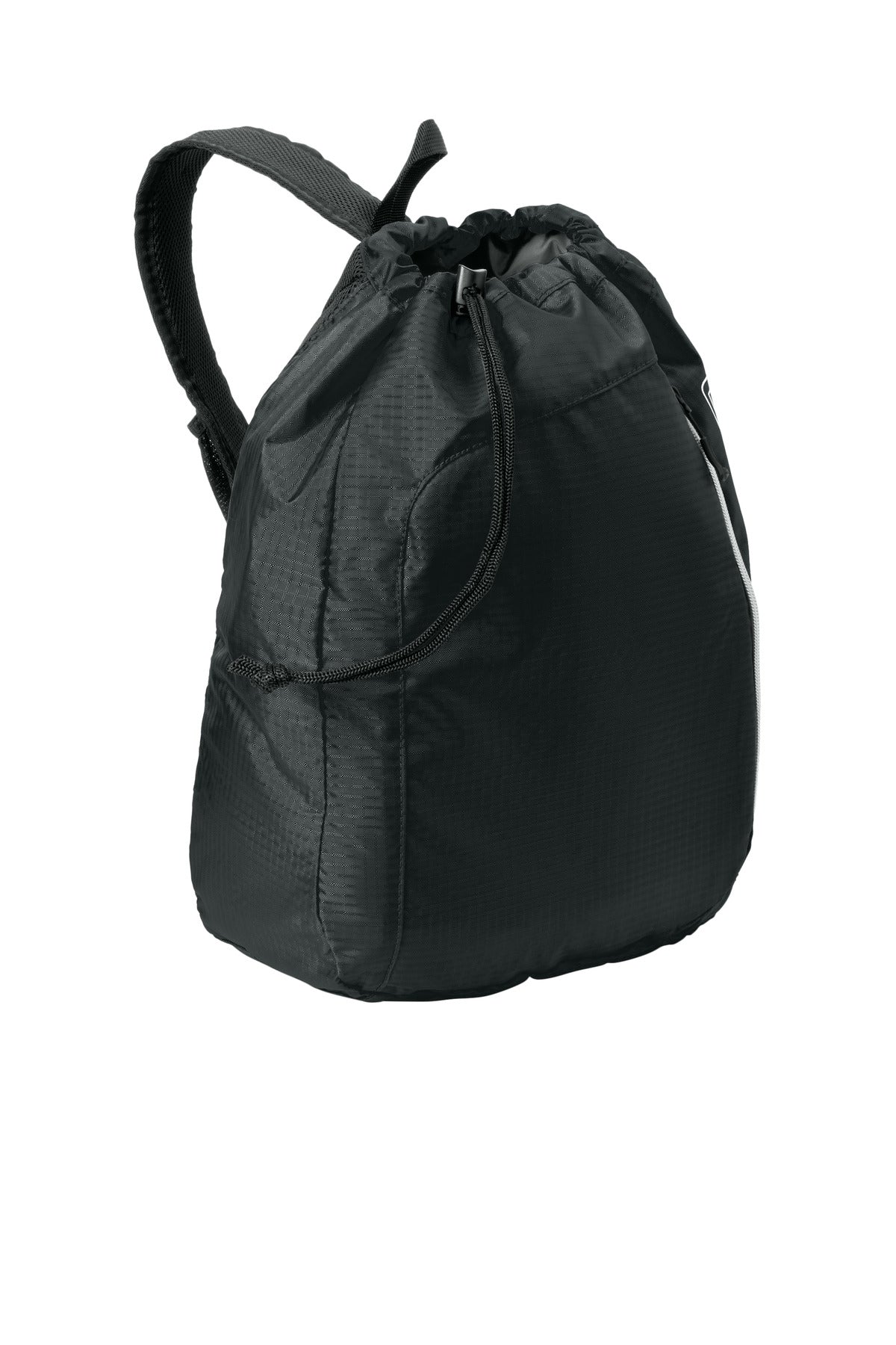 Front View of Black OGIO Sonic Sling Pack. 412046 plain