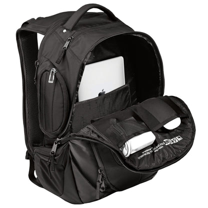 Front View of Black OGIO - Squadron Pack. 411047 plain