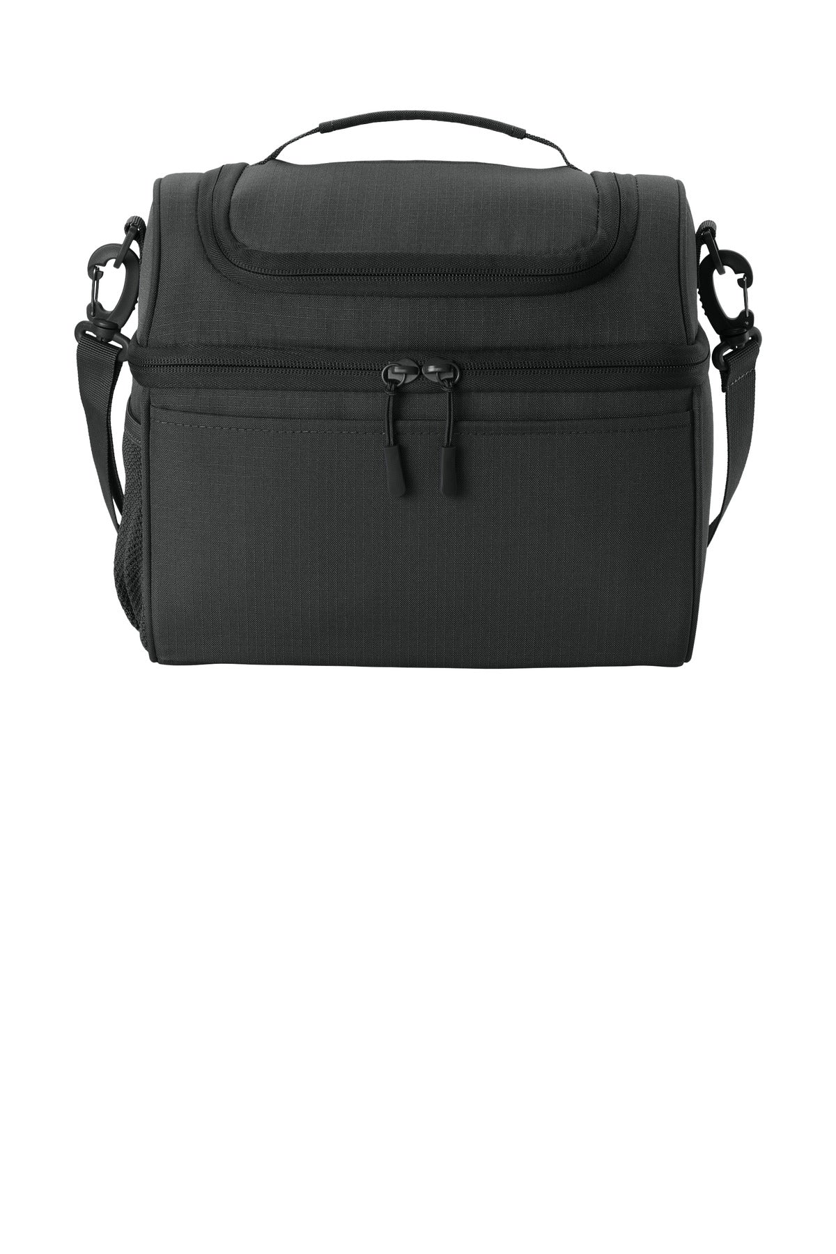 Front View of Black Port Authority Dome Cooler BG517 plain