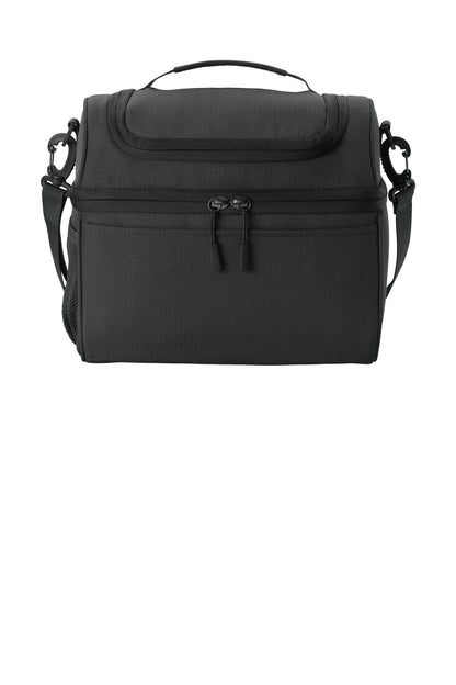 Front View of Black Port Authority Dome Cooler BG517 plain
