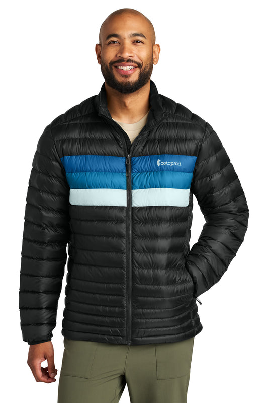 Front View of Black/Atl Cotopaxi Fuego Down Jacket COTOM1687 plain