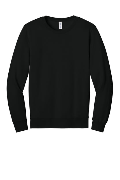 Front View of BlackInk Jerzees Eco Premium Blend Crewneck Sweatshirt 701M plain