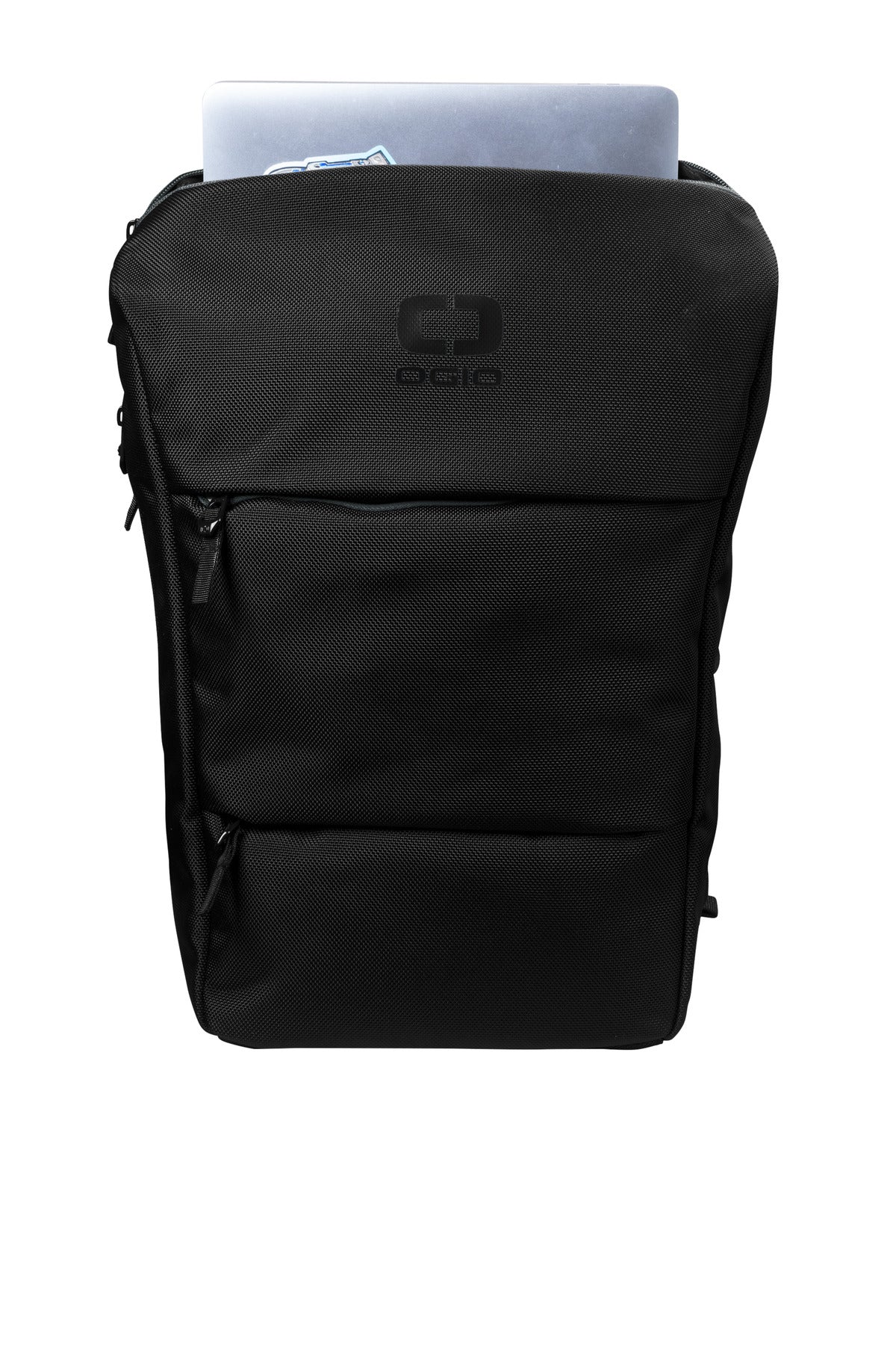 Front View of Blacktop OGIO Sprint Pack 92001 plain