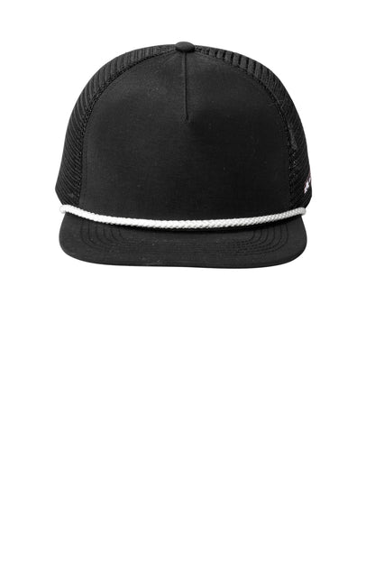 Front View of Blk/White LIMITED EDITION Spacecraft Trucker Cap SPC3 plain
