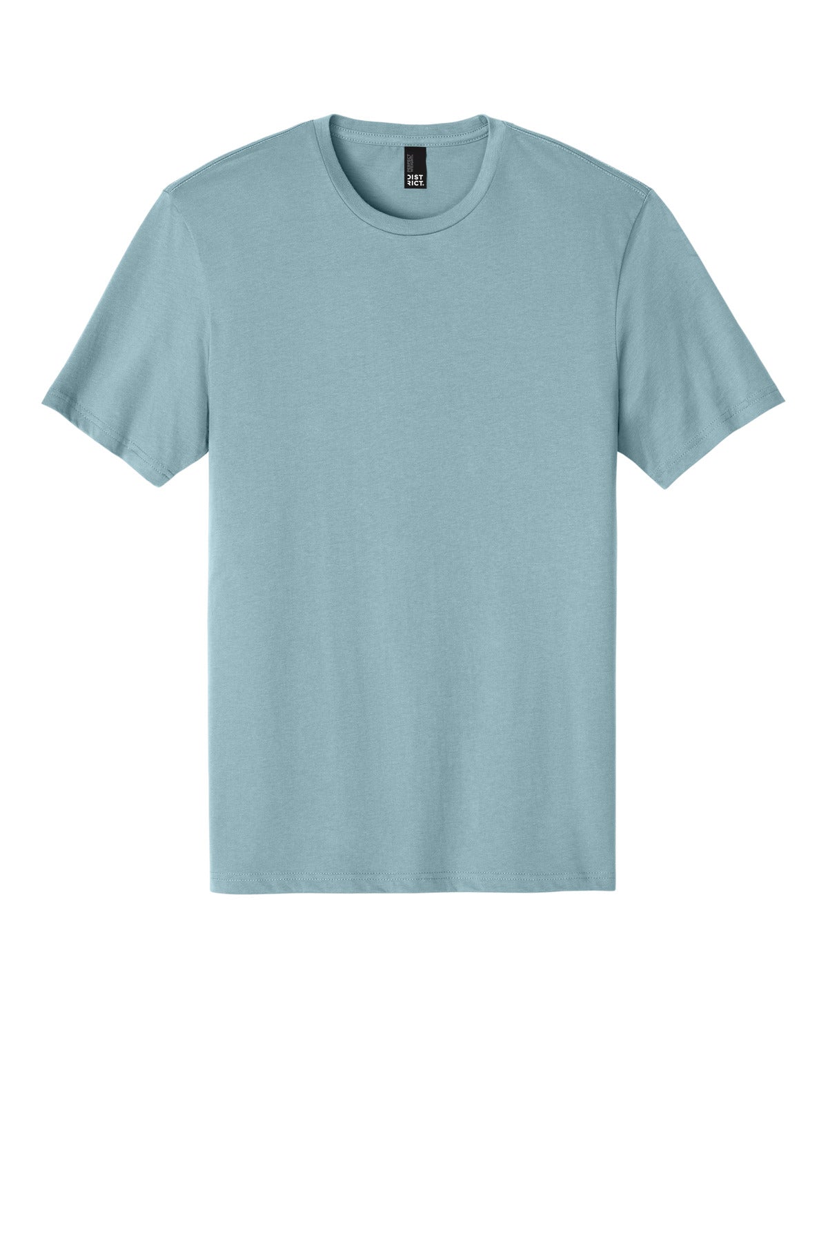 Front View of BlueFog District Perfect Weight Tee. DT104 plain