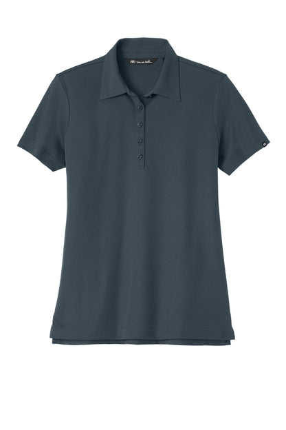 Front View of BlueNights TravisMathew Women's Oceanside Solid Polo TM1WW001 plain
