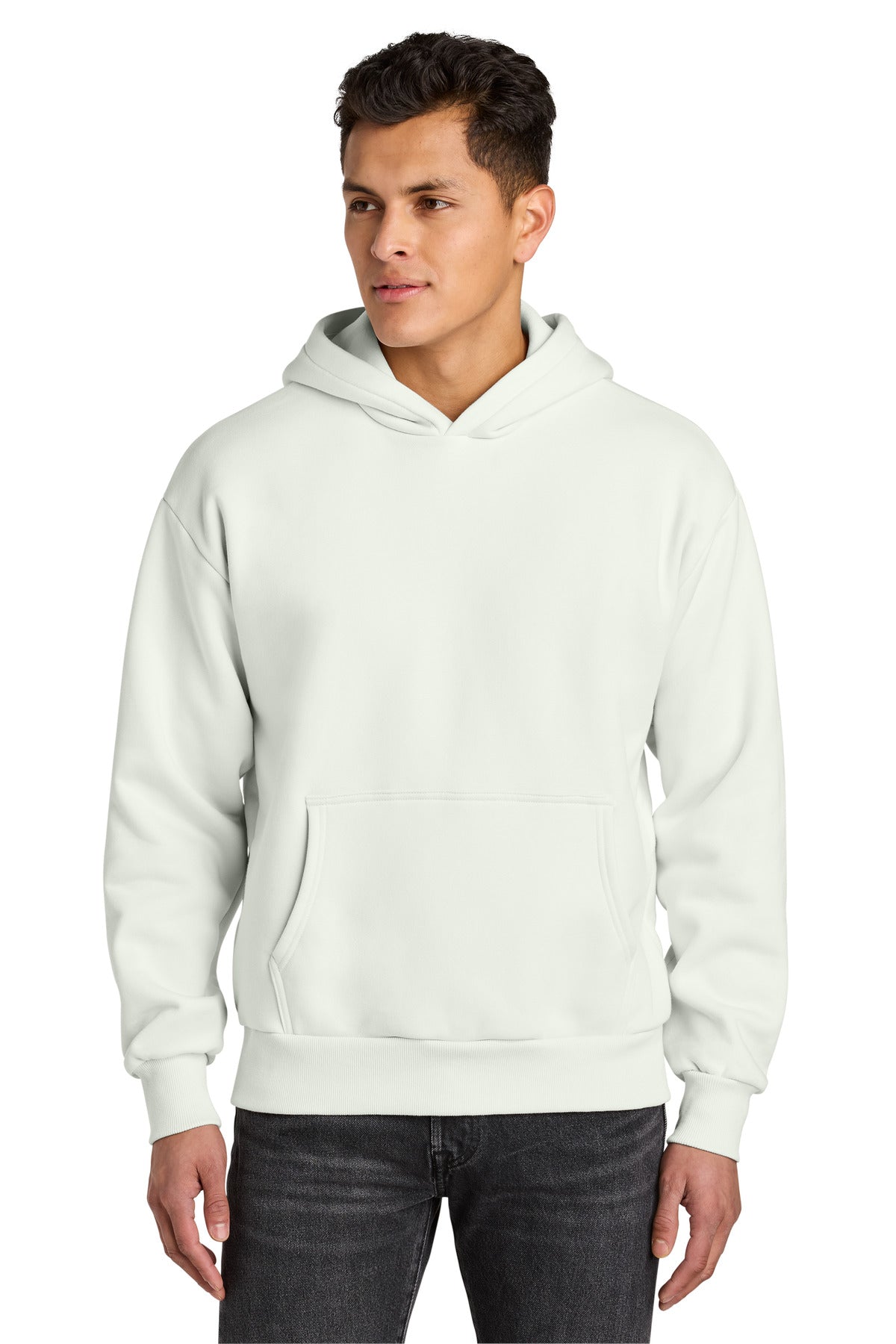 Front View of Bone Next Level Apparel Heavyweight Hoodie NL9307 plain