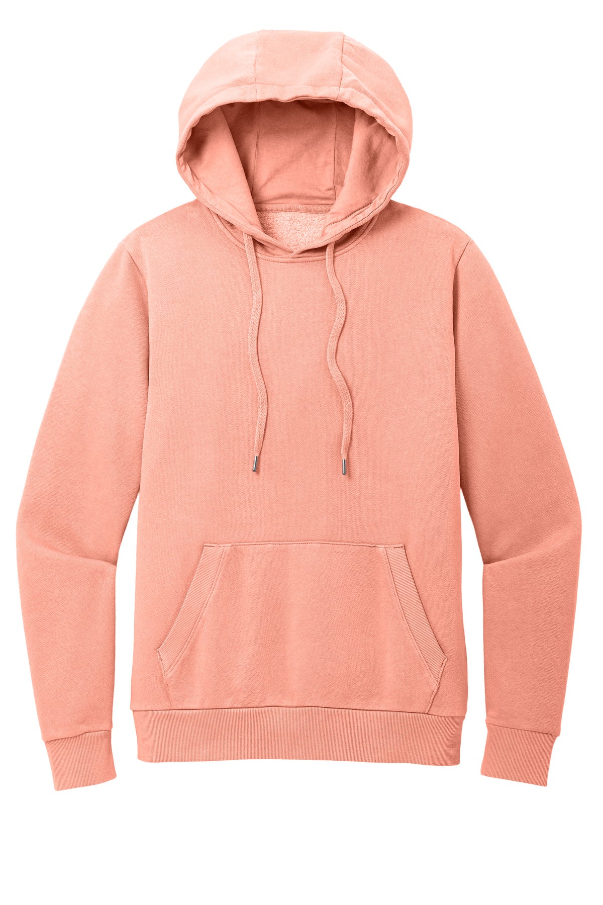 Front View of CactsRsePk District Wash Fleece Hoodie DT2200 plain