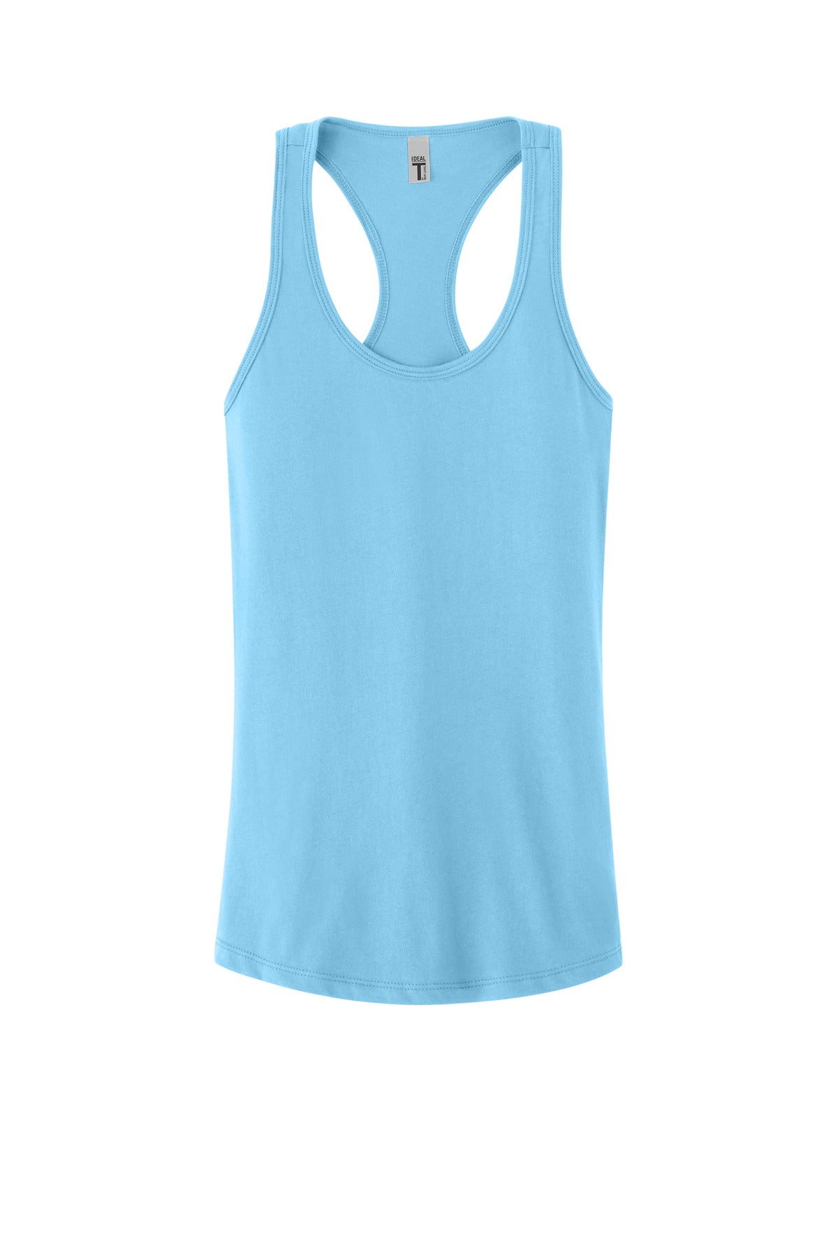 Front View of Cancun Next Level Apparel Women's Ideal Racerback Tank NL1533 plain