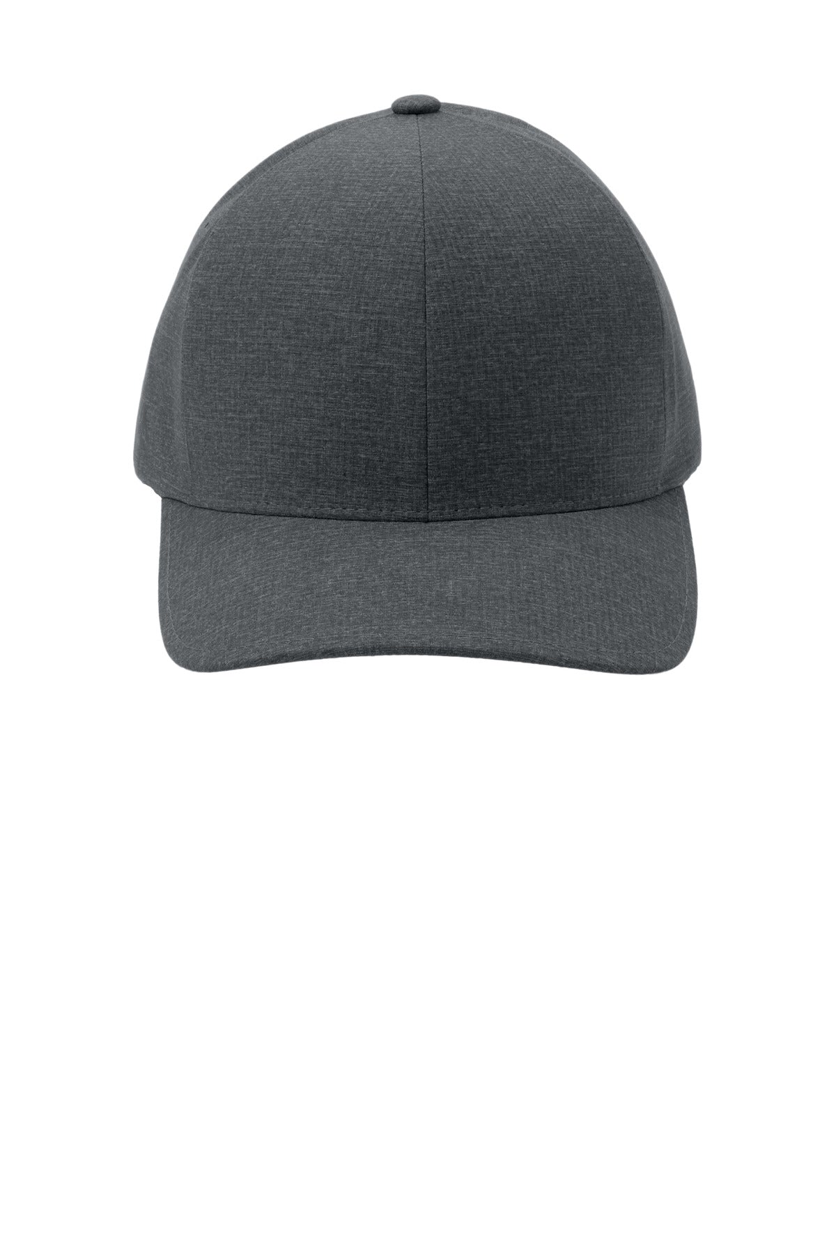 Front View of Carbon Charcl Port Authority Flexfit Delta Cap. C938 plain