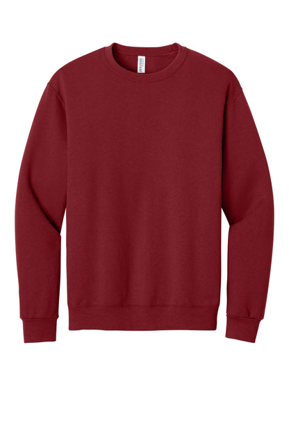 Front View of Cardinal Jerzees - NuBlend Crewneck Sweatshirt. 562M plain