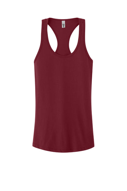 Front View of Cardinal Next Level Apparel Women's Ideal Racerback Tank NL1533 plain