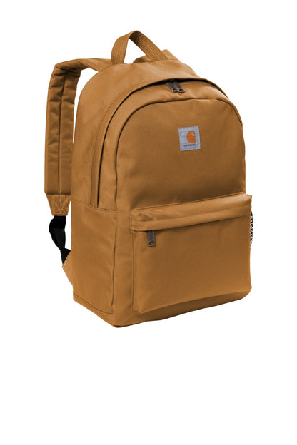 Front View of CarharttBr Carhartt Canvas Backpack. CT89241804 plain