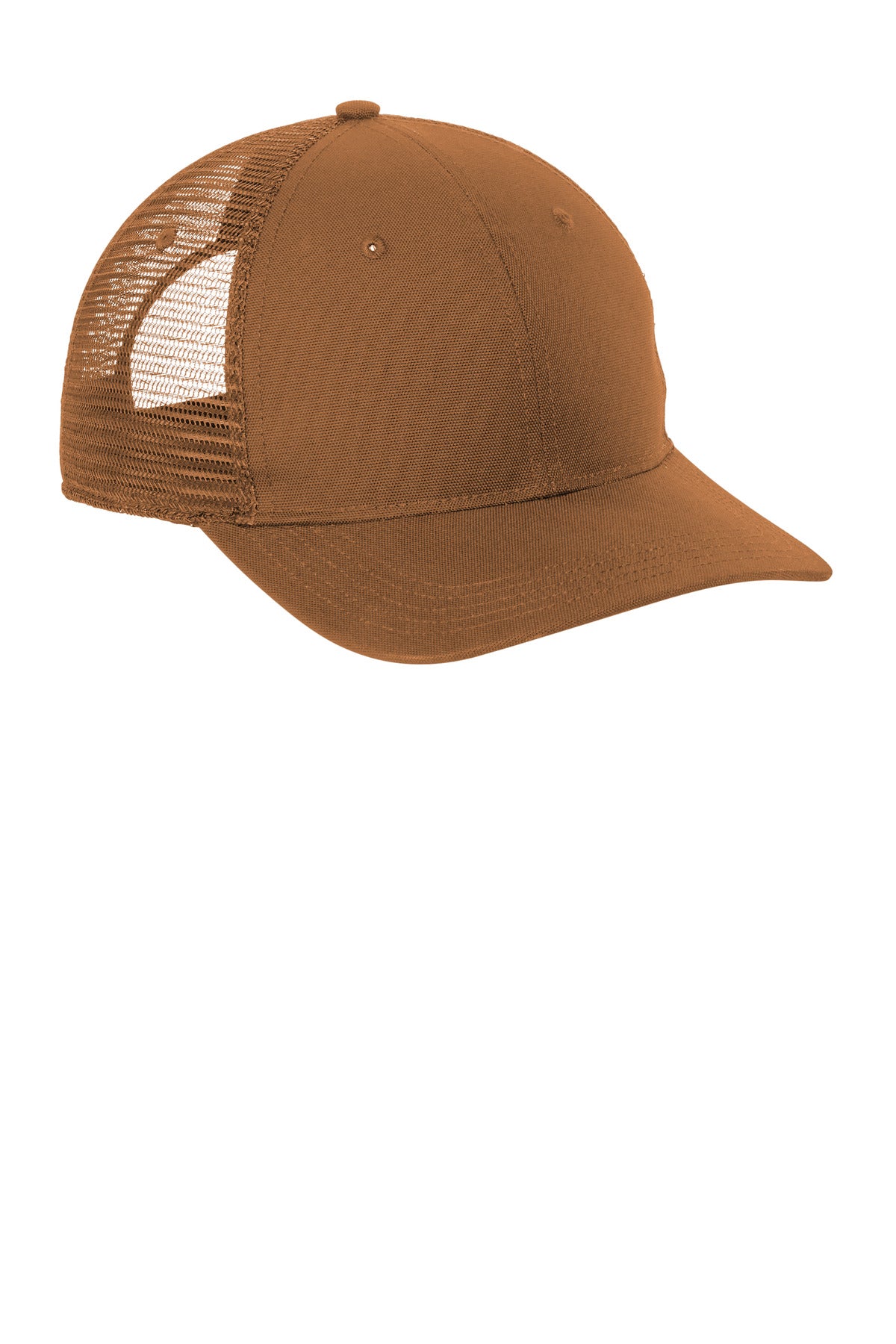 Front View of CarharttBr Carhartt Canvas Mesh Back Cap CT105298 plain