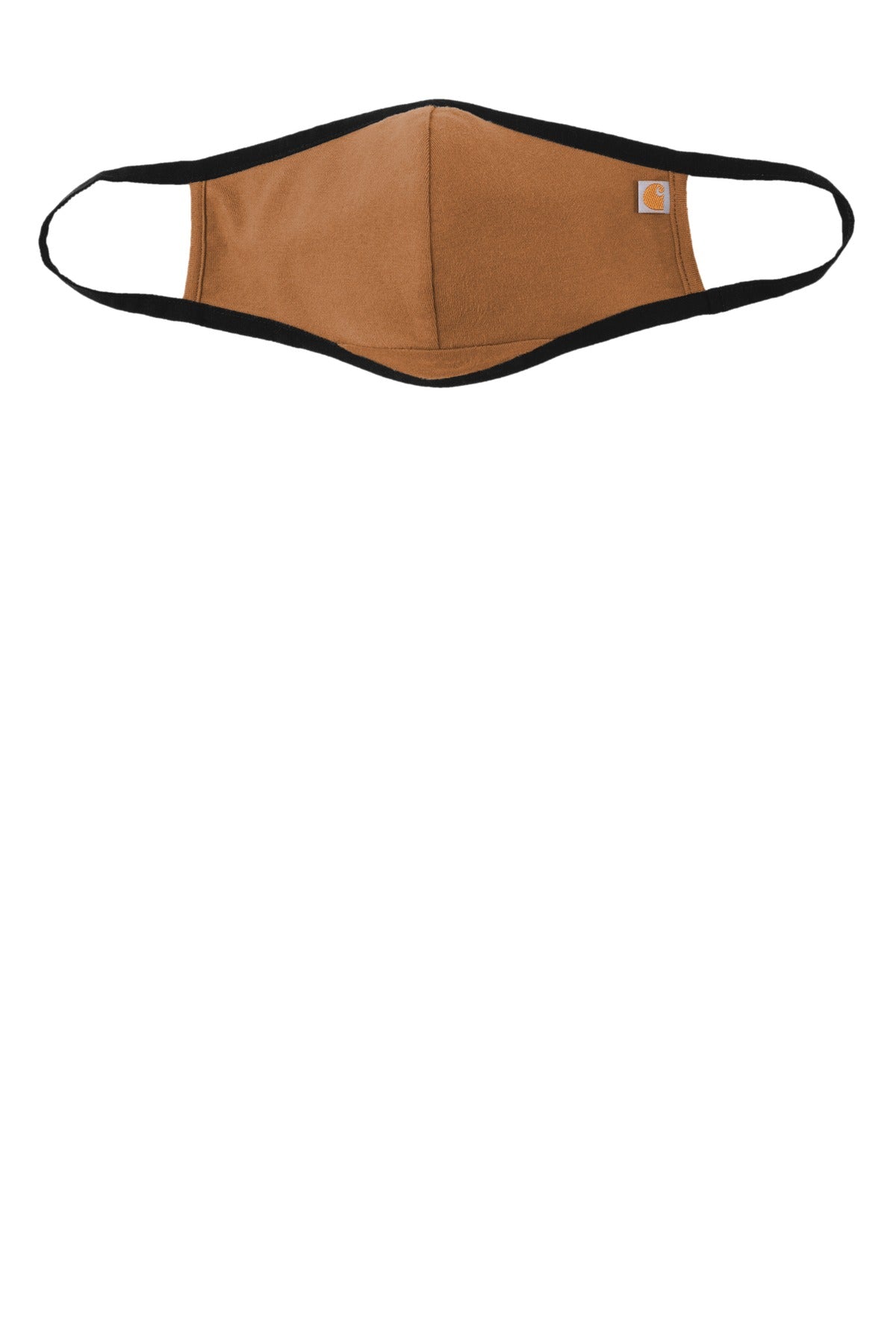 Front View of CarharttBr Carhartt Cotton Ear Loop Face Mask (3 pack) CT105160 plain