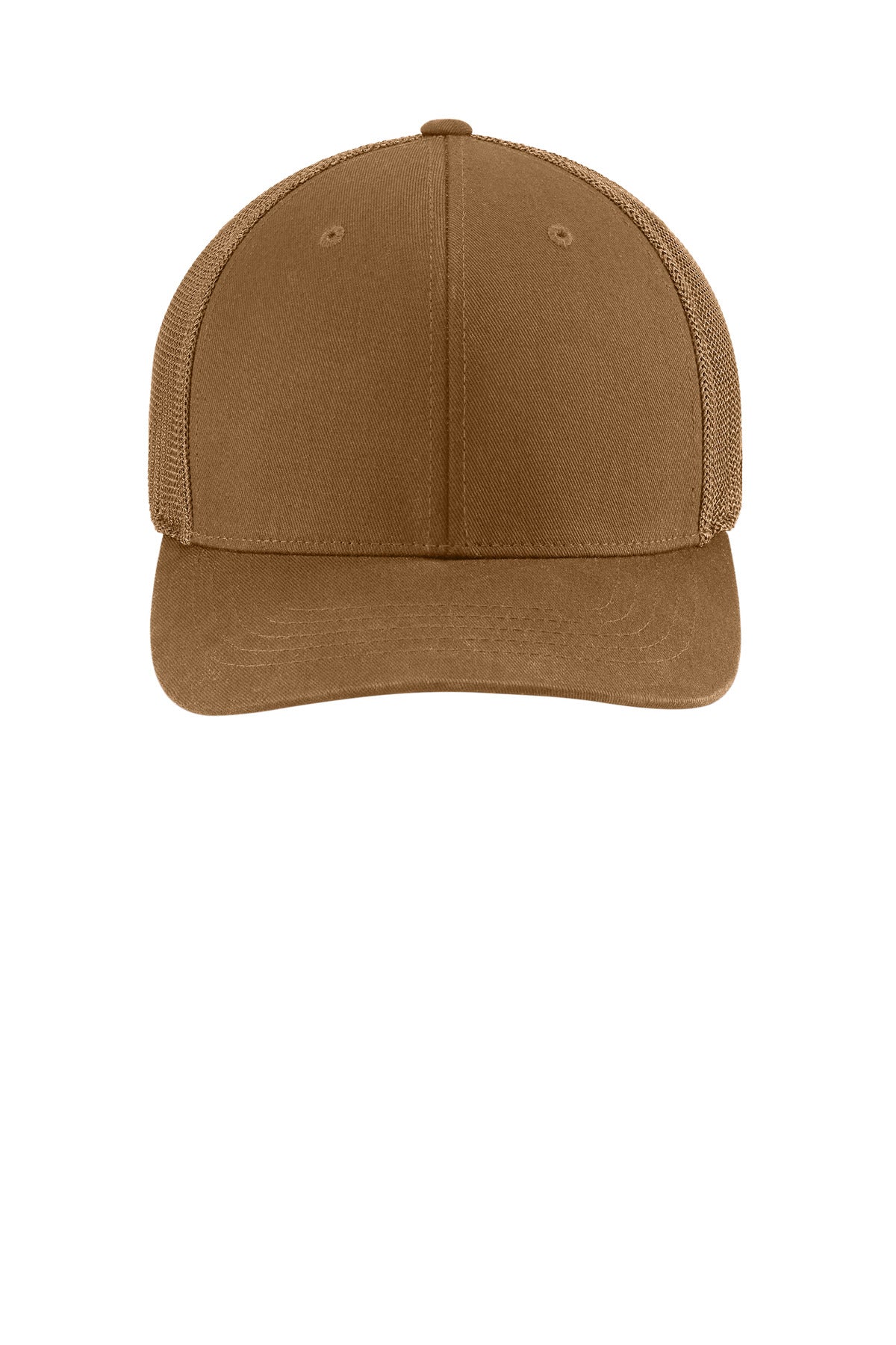 Front View of CarharttBr Carhartt Flexfit 110 Mesh Back Cap CT106577 plain