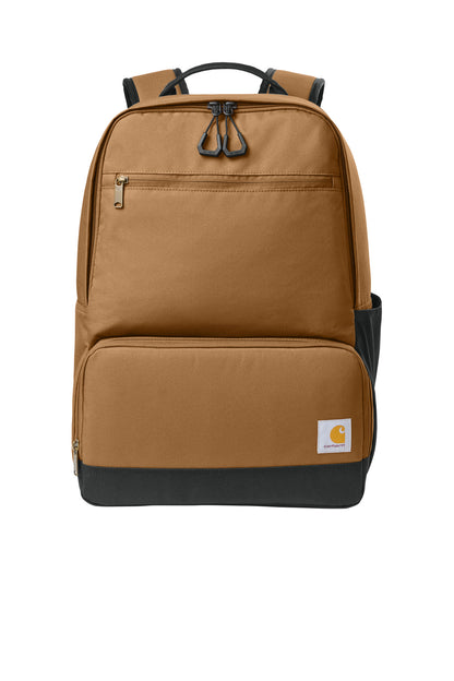 Front View of CarharttBr Carhartt Two-Compartment Cooler Backpack CTB0000607 plain
