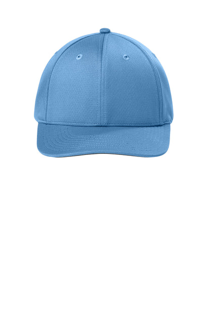 Front View of CarolinaBl Sport-Tek Impact Mesh Stretch-Tek Adjustable Cap STC71 plain