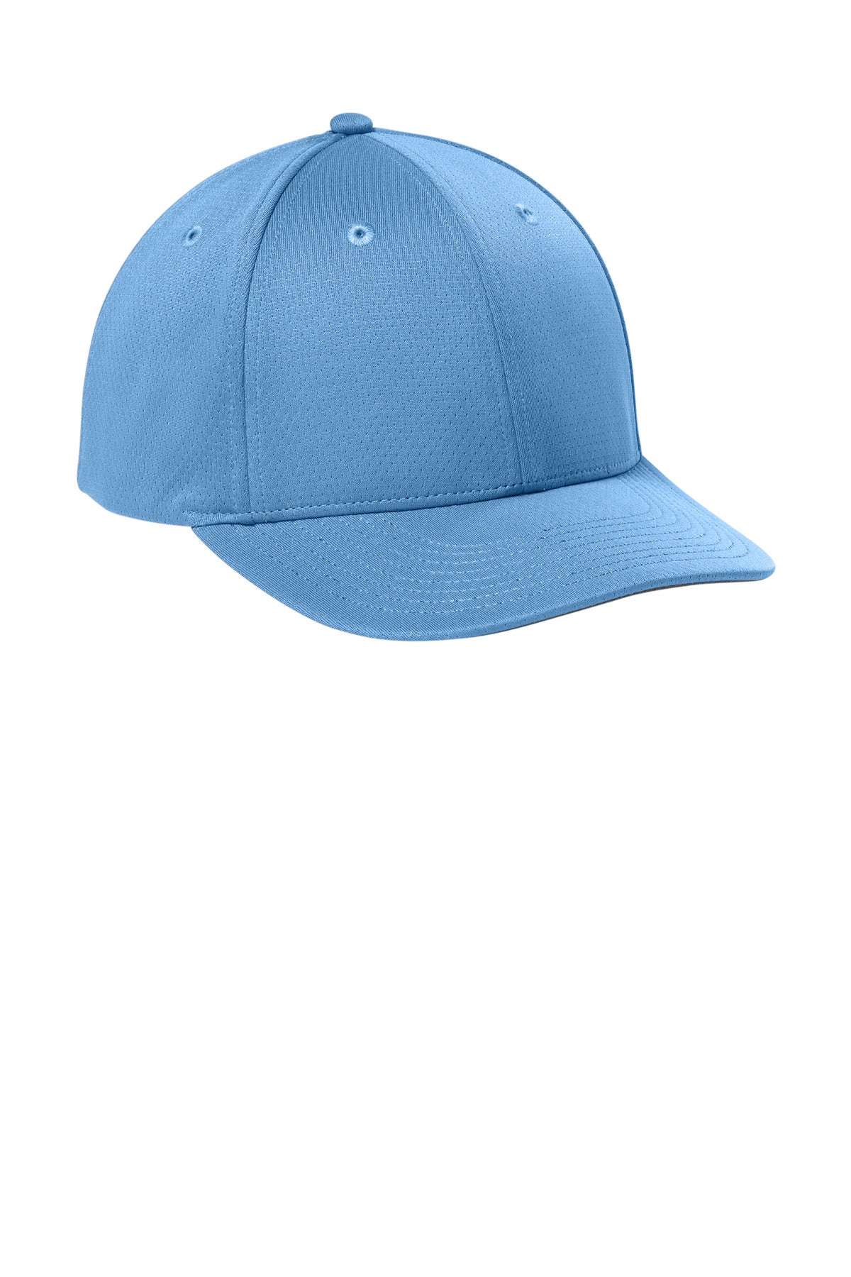 Front View of CarolinaBl Sport-Tek Impact Mesh Stretch-Tek Adjustable Cap STC71 plain