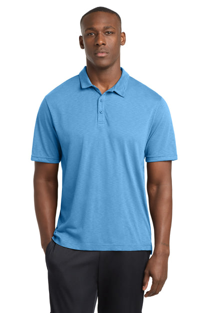 Front View of CarolinaBl Sport-Tek PosiCharge Strive Polo ST530 plain