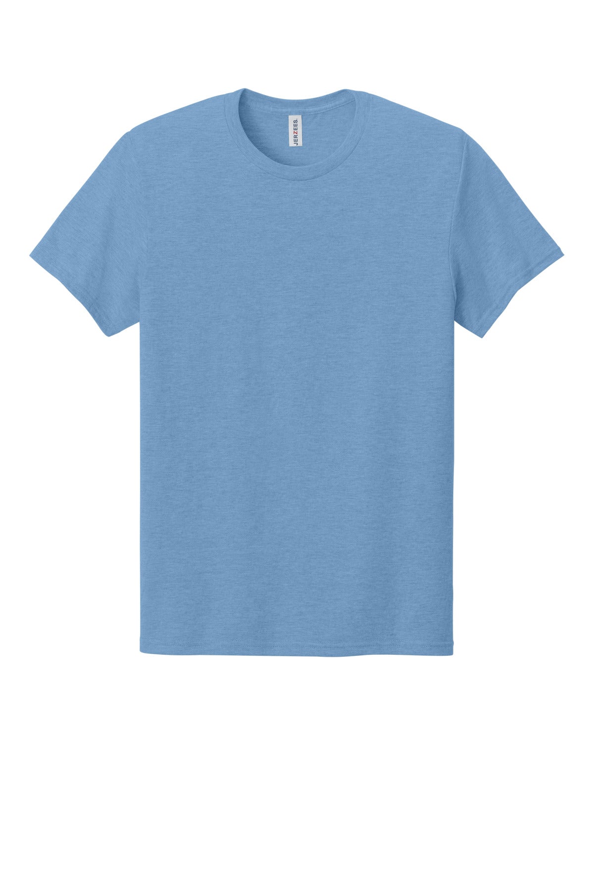 Front View of CarolnaHtr Jerzees Premium Blend Ring Spun T-Shirt 560M plain