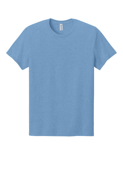 Front View of CarolnaHtr Jerzees Premium Blend Ring Spun T-Shirt 560M plain