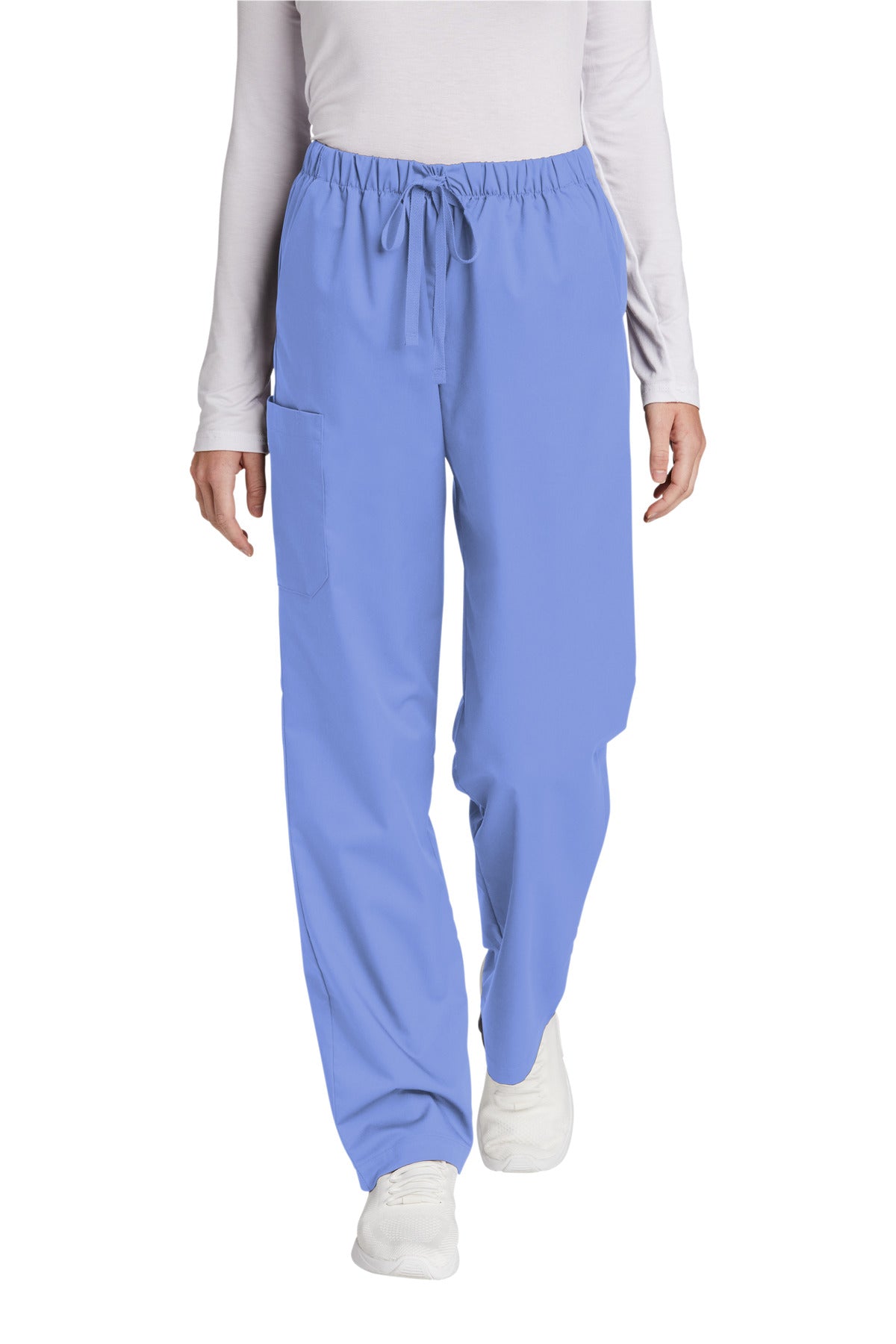 Front View of Ceil Wink Women's Tall WorkFlex Cargo Pant WW4550T plain