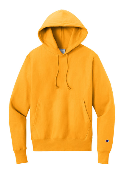 Front View of CGold Champion Reverse Weave Hooded Sweatshirt S101