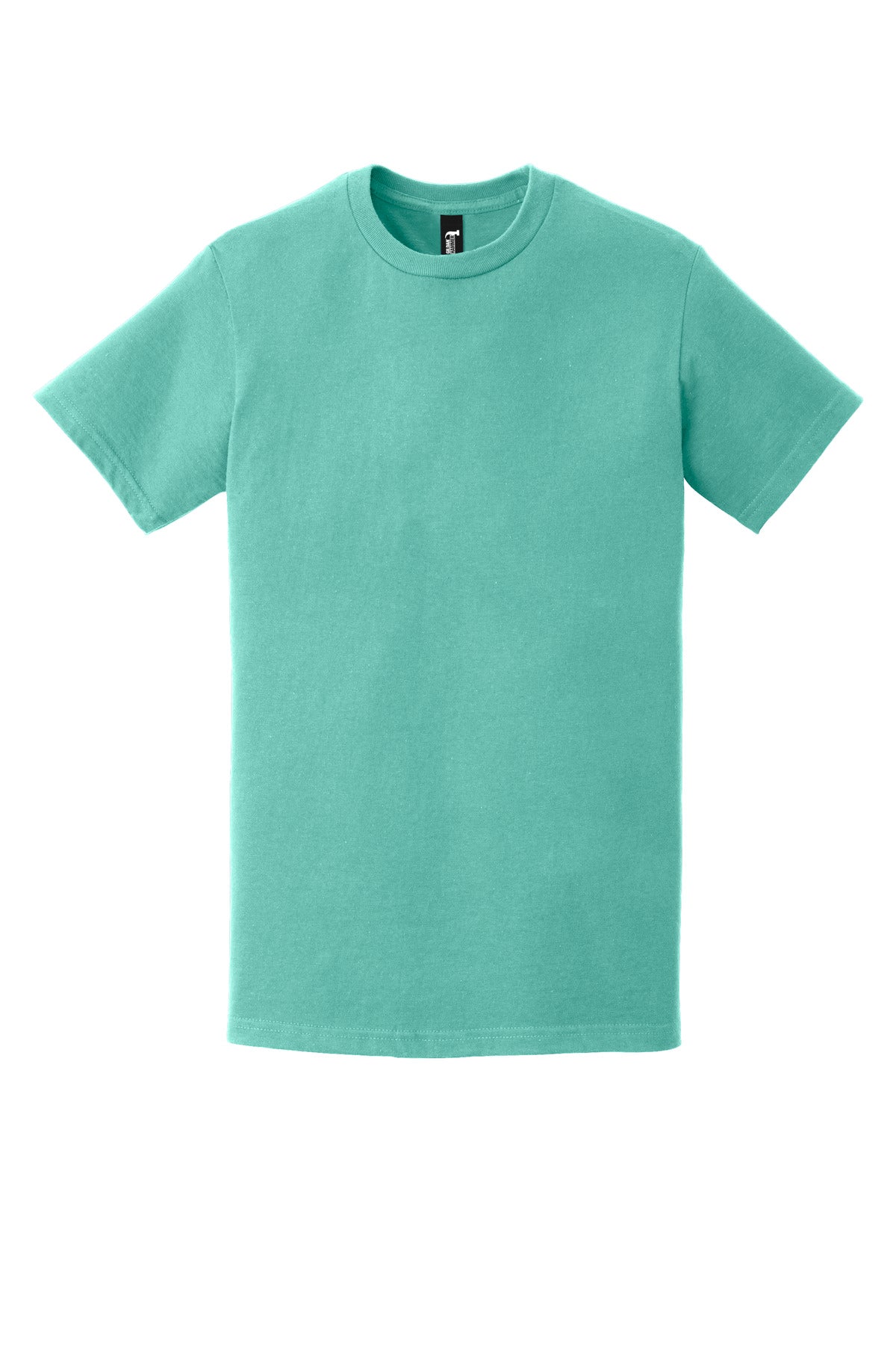 Front View of Chalky Mint Gildan Hammer T-Shirt. H000 plain