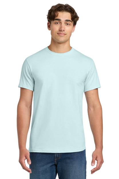 Front View of Chambray Gildan Hammer T-Shirt. H000 plain