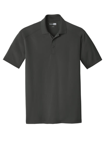 Front View of Charcoal CornerStone Select Lightweight Snag-Proof Polo. CS418 plain