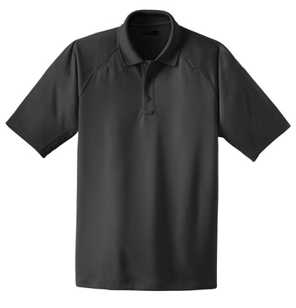 Front View of Charcoal CornerStone - Select Snag-Proof Tactical Polo. CS410 plain
