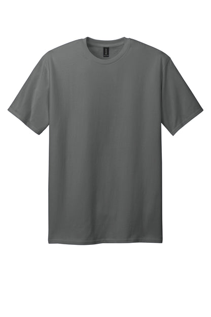 Front View of Charcoal Gildan Tall 100% US Cotton T-Shirt 2000T plain