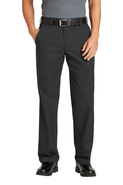 Front View of Charcoal Red Kap Elastic Insert Pant. PT60 plain