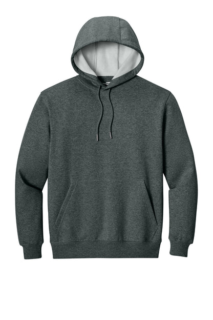 Front View of CharcoalHt CornerStone Tough Fleece Pullover Hoodie CSF630 plain