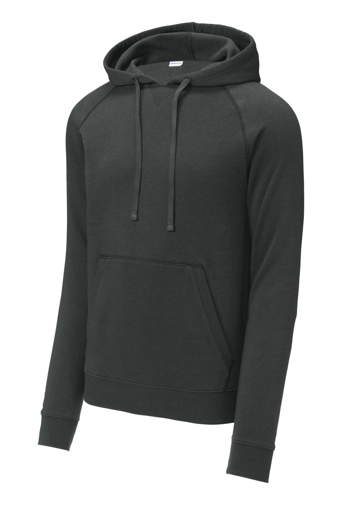 Front View of CharGrey Sport-Tek Drive Fleece Pullover Hoodie STF200 plain