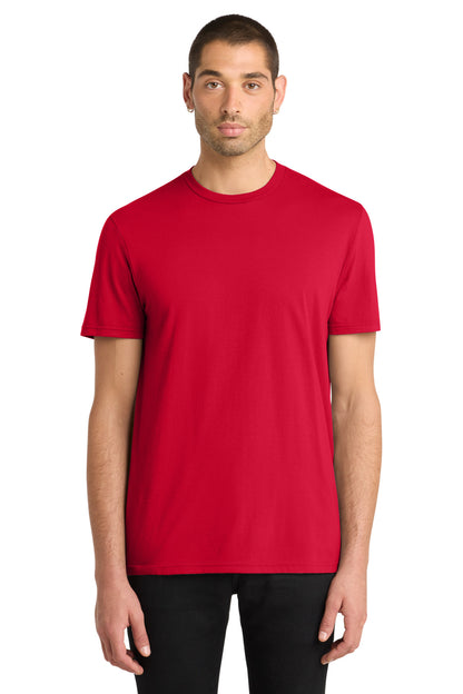 Front View of Classic Red District Very Important Tee . DT6000 plain