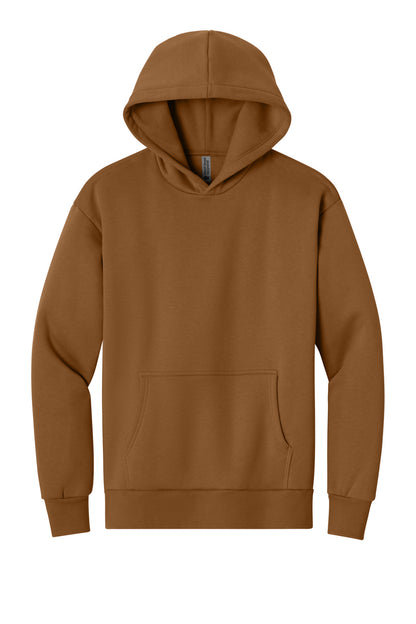 Front View of Clay Next Level Apparel Heavyweight Hoodie NL9307 plain