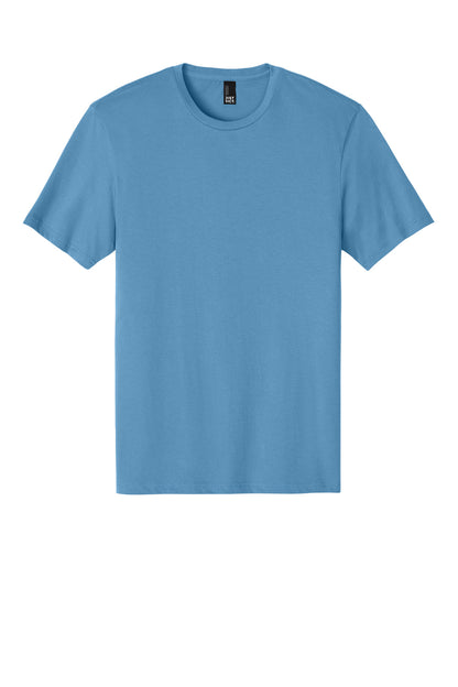 Front View of Clean Denim District Perfect Weight Tee. DT104 plain