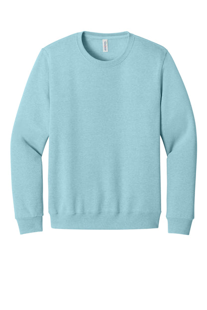 Front View of CloudHthr Jerzees Eco Premium Blend Crewneck Sweatshirt 701M plain